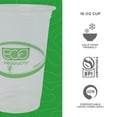 thumbnail image 3 of Eco-Products PLA GreenStripe Renewable & Compostable 16OZ Cold Cup, 20CT, 3 of 10