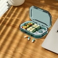thumbnail image 7 of Dvkptbk Pills Organizer Airtight Pills Box Pills Dispenser Home Travel Supplement Holder Portable Compact Pills Box, 7 of 7