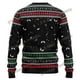 thumbnail image 4 of Suéter navideño feo con cuello redondo y estampado 3D de Papá Noel y Jesús para hombre, suéter de punto cálido e informal para invierno unisex MY12, 4 of 5