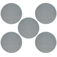 thumbnail image 1 of Furnish My Place Corner Indoor/Outdoor Commercial Grey Color Rug, Corner Area Rug, Home Decor Mat, Pet-Friendly Carpet for Living Room, Bedroom, Made in USA, 2' Round - Set of 5, 1 of 6