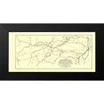 thumbnail image 2 of Jervis 14x9 Black Modern Framed Museum Art Print Titled - Michigan Southern Railroad Skeleton - Jervis 1850, 2 of 5
