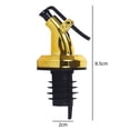 thumbnail image 2 of Tapón de botella de aceite Tapón de bloqueo Sello Boquilla a prueba de fugas Pulverizador de licor (Oro) Likrtyny Para estrenar, 2 of 6
