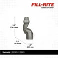 thumbnail image 4 of Fill-Rite FRBN100HAS 1" x 20' Fuel Transfer Discharge Hose w/Automatic Nozzle (Green), & Swivel, 4 of 6