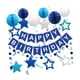 thumbnail image 3 of Pancarta de cumpleaños, manualidades de papel, accesorios fotográficos modernos reutilizables, adornos colgantes, decoraciones de cumpleaños para cafe, 3 of 9