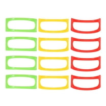 FRCOLOR 12PCS Single Taco Holder Stand Individual Plastic Taco Rack Hard or Soft Shell Holder Small for Individual Serving Party Supplies