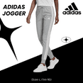thumbnail image 3 of Adidas Youth Jogger Pants – Gray Sweatpants for Boys & Girls, Size L (14/16), 3 of 6