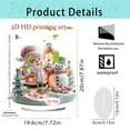 thumbnail image 2 of Adornos navideños planos 2D | Decoración festiva para fiestas en casa o en la oficina | Ligeros y fáciles de colgar | Decoraciones y regalos de temporada reutilizables, 2 of 5