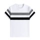 thumbnail image 5 of Tops para hombre, blusas y camisas de manga corta con cuello redondo para hombre, jersey informal de patchwork con cuello redondo para hombre, blusa deportiva de manga corta para fitness, blusa de pol, 5 of 8