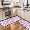 thumbnail image 3 of Kitchen Rugs Sets Of 2,Pink and Purple Of Leopard Print Anti Fatigue Kitchen Mat Rugs Non Slip Washable,Decorative Kitchen Floor Mats for Kitchen,Sink,Laundry,17"x47"+17"x47", 3 of 5