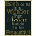 thumbnail image 2 of Homawoo, Richard 12x14 Gold Ornate Wood Framed with Double Matting Museum Art Print Titled - Beauty Within Word Art, 2 of 4