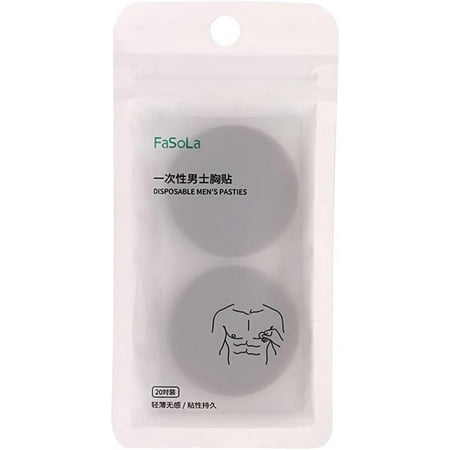20 Pairs Mens Nipple Covers Invisible Disposable Pasties Nippleless Bra Sticker Covers Adhesive