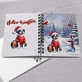 thumbnail image 4 of Hello Winter Boston Terrier Football Snowman Welcome Snowy Morning Spiral Bound Journal Gentleman Dog Lover Gifts 5x7in Spiral Notebook - 01012, 4 of 5