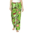 thumbnail image 2 of Lsque Cute Green Frog Print Women's Pajama Pants, Lounge Pant - Comfortable Home Wear,Elastic Waistband, Stylish Design-X-Large, 2 of 9