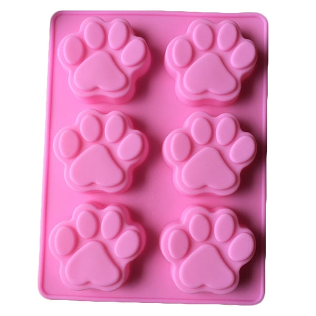 Toystoory Molde de silicona 6 cavidades lindo pastel Cupcake DIY hacer moldes postre Fondant molde hogar cocina hornear Gadgets Herramientas y accesorios para hornear