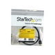 StarTech.com HDMI Cable HDMI 11.4 M Slim w/ Low Profile Metal Connectors, 4K High Speed HDMI w/ Ethernet, 4K 30Hz UHD 10.2 Gbps Bandwidth, 4K HDMI Video / Display Cable, 36AWG, HDCP 1.4 - Durable Thin HDMI Cord - Câble HDMI - HDMI Mâle vers HDMI Mâle - 3,3 Pieds - double Blindage - Noir - 4K support – image 2 sur 3