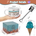 thumbnail image 4 of Cuenco para helado Dishware Bowl YUEYUQIU Husband con pala de 600 ml, 4 of 6