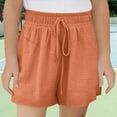 thumbnail image 2 of RIJOPUTY Short Shorts Girls Jean Shorts Tennis Shorts Clothes for Girls 12-14 Black Mom Jeans 18 Month Clothes Girl Shorts Basketball, Orange 13-14 Years, 2 of 7