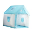 thumbnail image 3 of Tienda de juegos para niños con ventana, regalo para niños y niñas, casa de juguetes para interiores, tienda de princesas para parques, carnavales, azul, 3 of 8