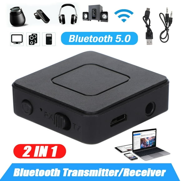 2-in-1 Bluetooth Receiver Transmitter Home Wireless Audio Converter Adapter for Tv Computer