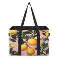 thumbnail image 2 of CURLYOOT Lemon Reusable Grocery Bag, Large Foldable Grocery Totes Shopping Bag for Groceries, Tropical Fruits Shopping Bags with Handles for Kitchen Trunk Picnic, 2 of 9