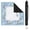 blue-285, variant on Mahjong Table Mat with 3 Dice and Carry Bag, 31.5 Inch Blue Non-Slip Noise-Reducing Cover for Board Card and Tile Games