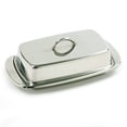 thumbnail image 1 of Norpro Stainless Steel Double Covered Butter Dish, 1 of 4