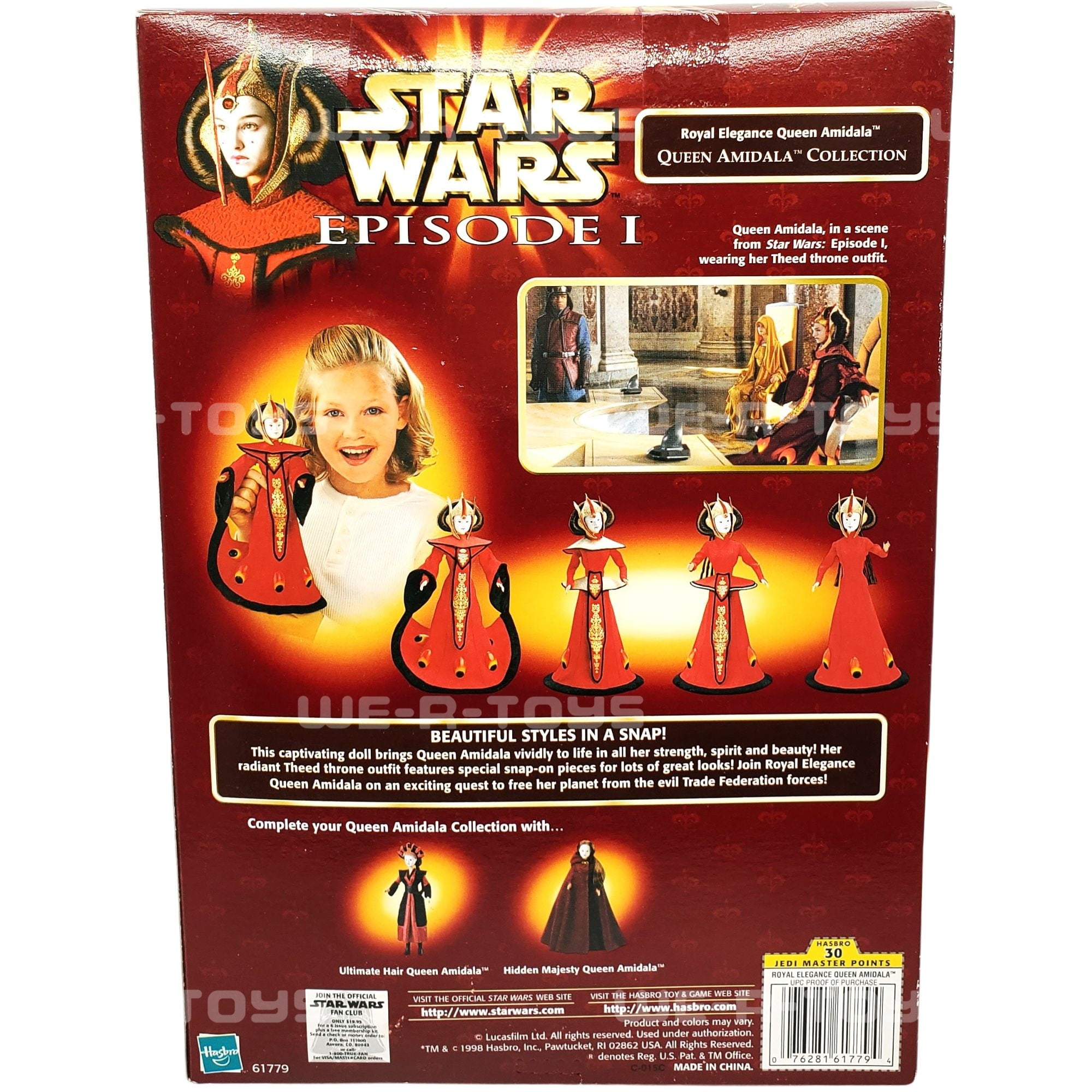 Star Wars Episode I Royal Elegance Queen Amidala Collection Star Wars Episode I Royal Elegance Queen Amidala Collection