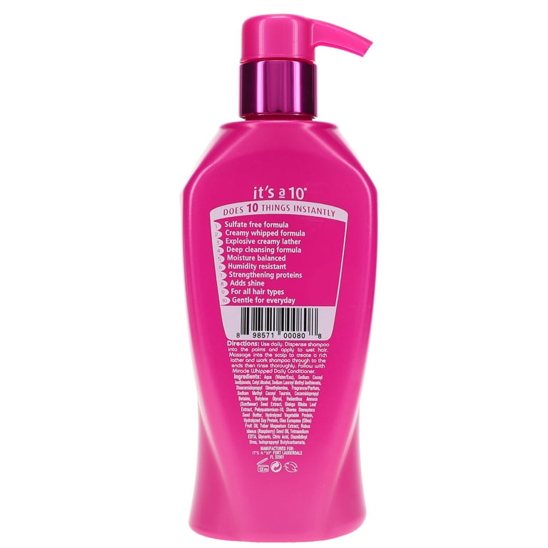 It's a 10 miracle whipped daily conditioner discount