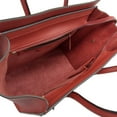 thumbnail image 3 of Pre-Owned Celine luggage micro handbag leather red 167793 (Good), 3 of 6