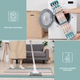 thumbnail image 6 of Pink and Blue Geometric Striped Pattern Kitchen Rugs Sets Of 3,Kitchen Runner Rugs Non Skid Washable,Decorative Kitchen Floor Mats for Kitchen,Sink,Laundry,17"x30"+ 17"x47" + 17"x59", 6 of 6