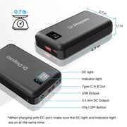 DR.PREPARE 16000 mAh حزمة البطارية مع 7.4 V DC الإخراج لسترة ساخنة