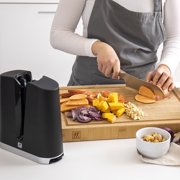 ZWILLING V-Edge Professional Knife Sharpener, for both Western and Japanese Blades, Black