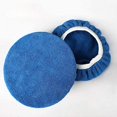 thumbnail image 4 of Almohadilla de microfibra suave para encerar y pulir automóviles, paquete de 5 (azul oscuro, 9"-10"), 4 of 4