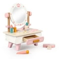 thumbnail image 4 of Juego de juguetes de mesa de maquillaje de simulación para niños Juego de rol de juguete de mesa para niñas pequeñas, 4 of 7