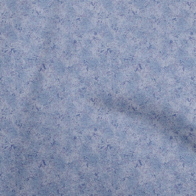 oneOone Coton Flex Bleu Tissu Texture Matière de Robe Tissu Imprimé Tissu au Mètre 40 Pouces de Large