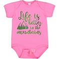 thumbnail image 3 of Inktastic Life's Better Mountains Girls Baby Bodysuit, 3 of 5