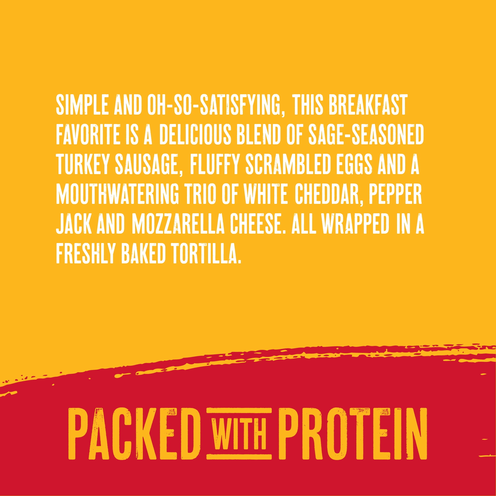Red's Turkey Sausage Breakfast Burrito, 16 oz. 4 Count (Frozen)