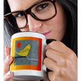 thumbnail image 2 of 3dRose, Yellow Warbler - Bird Art, 15oz Two-Tone Black Mug, 2 of 7