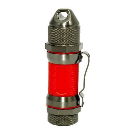 Visol  Storm Gunmetal / Red High Altitude Windproof Lighter- Ships (Best High Altitude Lighter)