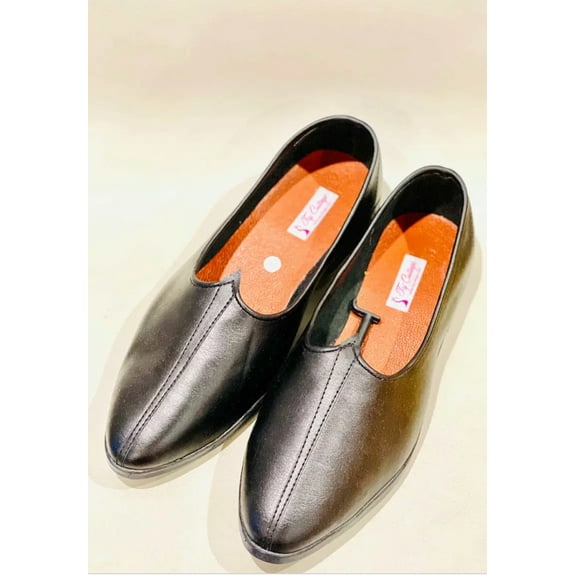 Men's Leather Black Shoe