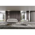 thumbnail image 2 of ACME Leonia Causeuse Rembourrée avec Accoudoirs Inclinés en Cuir Taupe, 2 of 6