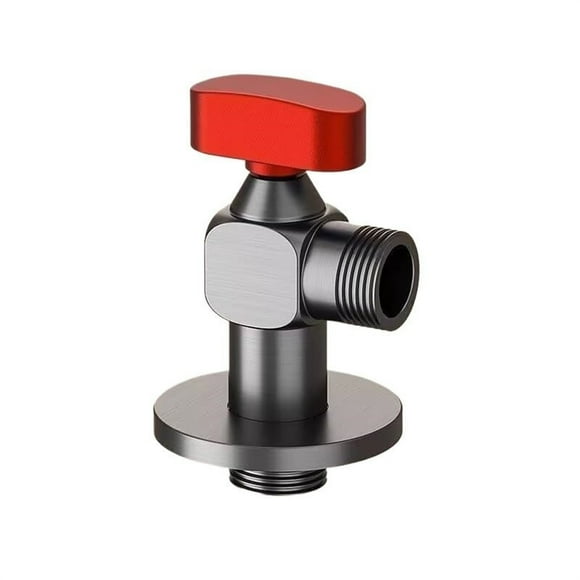 1/2 Inch All Copper Core Full Open Large Flow Angle Hot And Cold Water Control Special Triangle For Water Heater