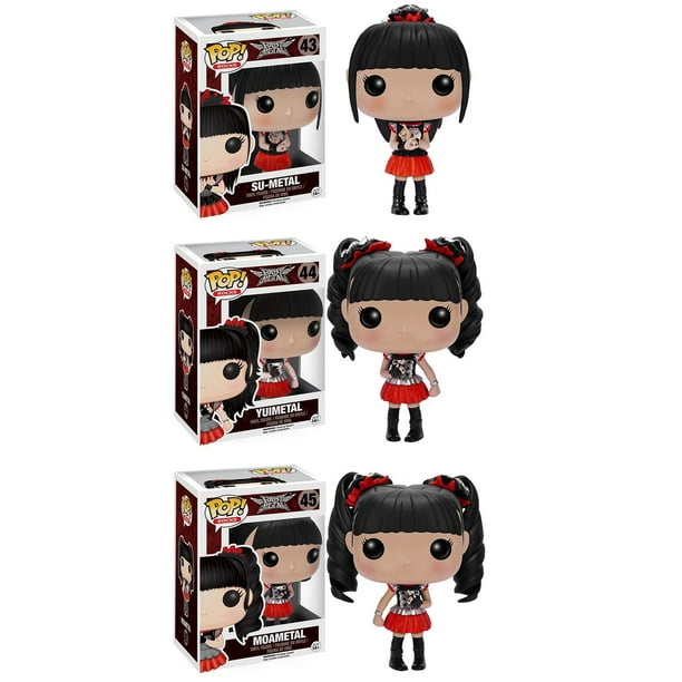 Babymetal Su Metal Yuimetal Moametal Vinyl Action Figure Toy Doll Collectible Funko Pop Rocks J Pop Music Japanese Kawaii Idol Band Deluxe Collector Set Of 3 Walmart Com Walmart Com