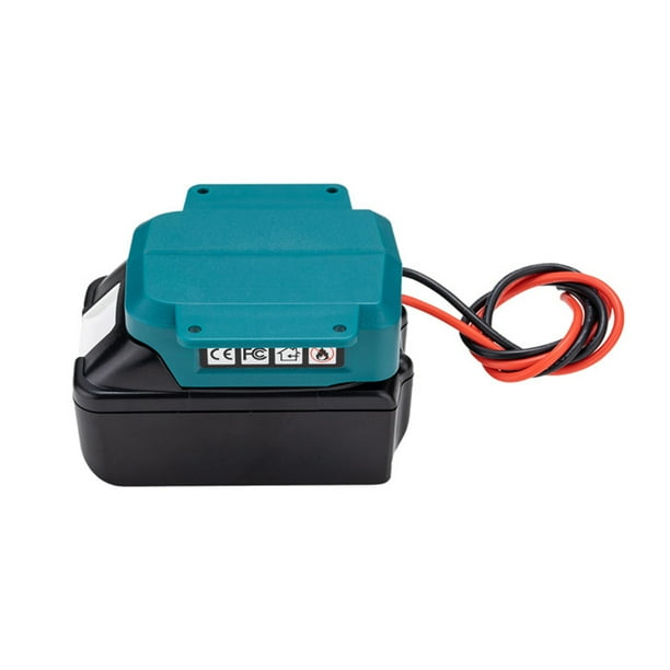 Lutabuo Adaptateur de Batterie pour Connecteur d'Alimentation au Lithium  Makita 18V Convertisseur Dock 