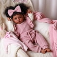 thumbnail image 2 of Muñeca Reborn BABESIDE Relike Black de 50 cm con kit de alimentación, 2 of 9