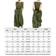 thumbnail image 2 of Mamelucos Sin Mangas Mamelucos sueltos para mujer Monos de pierna ancha de lino y algodón informales (Verde militar XL) Kuymtek para Mujer ejercito verde T S, 2 of 6