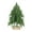 Green, variant on SUSHANG Realistic Miniature Christmas Trees on Round Wooden Base, Set of Charming Cedar Decorative Trees for Tabletop, Shelf and Rustic Farmhouse Holiday Displays