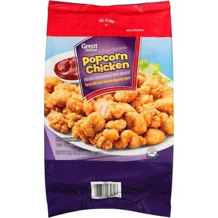 Great Value Popcorn Chicken, 25.5 Oz - Walmart.com