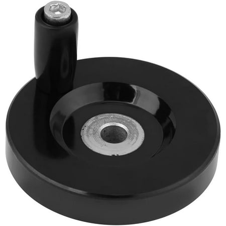 

Black Bakelite Machine Hand Wheel with Rotary Handle Hand Wheel Black Round Lathe(8*63mm)