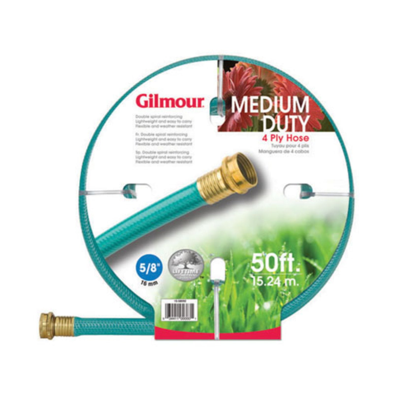 Gilmour 15058050 5 8" x 50' 4 Ply Reinforced Vinyl Garden Hose by Fiskars Brands Inc Watering